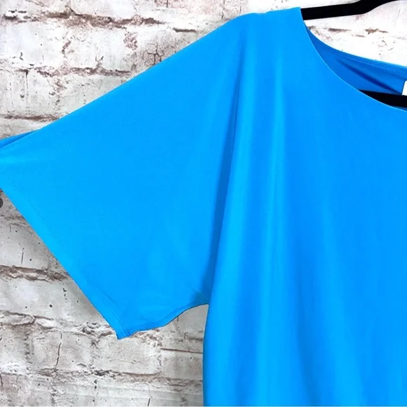 Aritzia Babaton Wavenlength T-shirt in Splash Blue Size Large NEW - Picture 5 of 10